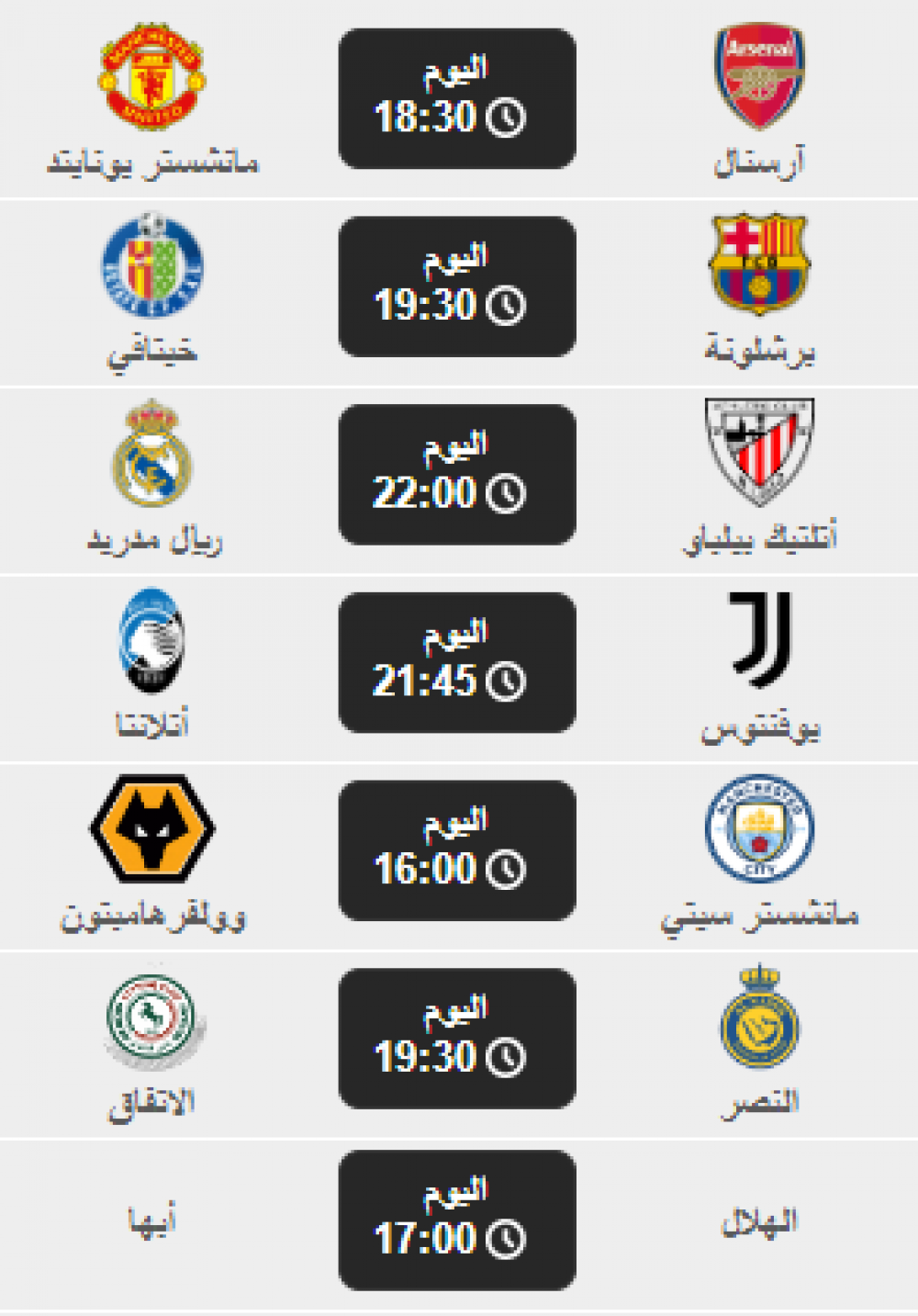 مواعيد أبرز المباريات الأوروبية والعربية الأحد والقنوات الناقلة